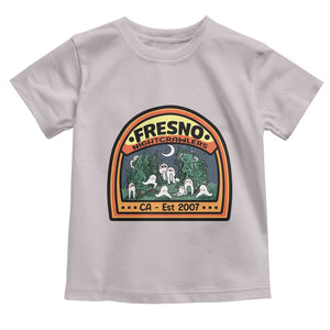Fresno Nightcrawlers Folklore Gift Toddler T Shirt Home Of California Cryptids TS12 Ice Gray Print Your Wear