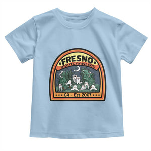 Fresno Nightcrawlers Folklore Gift Toddler T Shirt Home Of California Cryptids TS12 Light Blue Print Your Wear