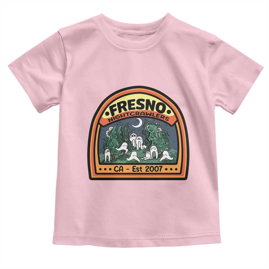 Fresno Nightcrawlers Folklore Gift Toddler T Shirt Home Of California Cryptids TS12 Light Pink Print Your Wear