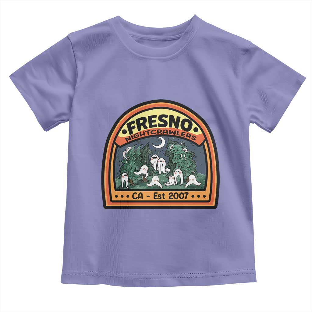 Fresno Nightcrawlers Folklore Gift Toddler T Shirt Home Of California Cryptids TS12 Violet Print Your Wear