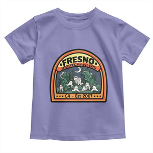 Fresno Nightcrawlers Folklore Gift Toddler T Shirt Home Of California Cryptids TS12 Violet Print Your Wear