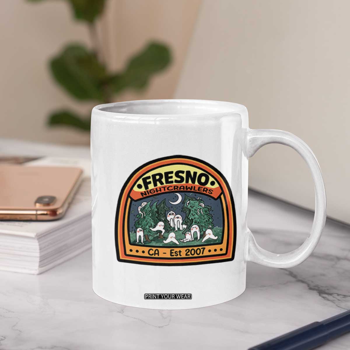 Fresno Nightcrawlers Folklore Gift Coffee Mug Home Of California Cryptids TS12 Print Your Wear