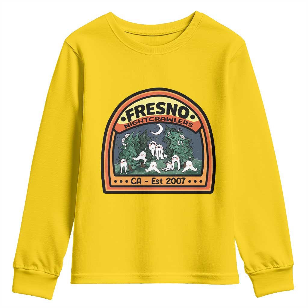 Fresno Nightcrawlers Folklore Gift Youth Sweatshirt Home Of California Cryptids TS12 Daisy Print Your Wear