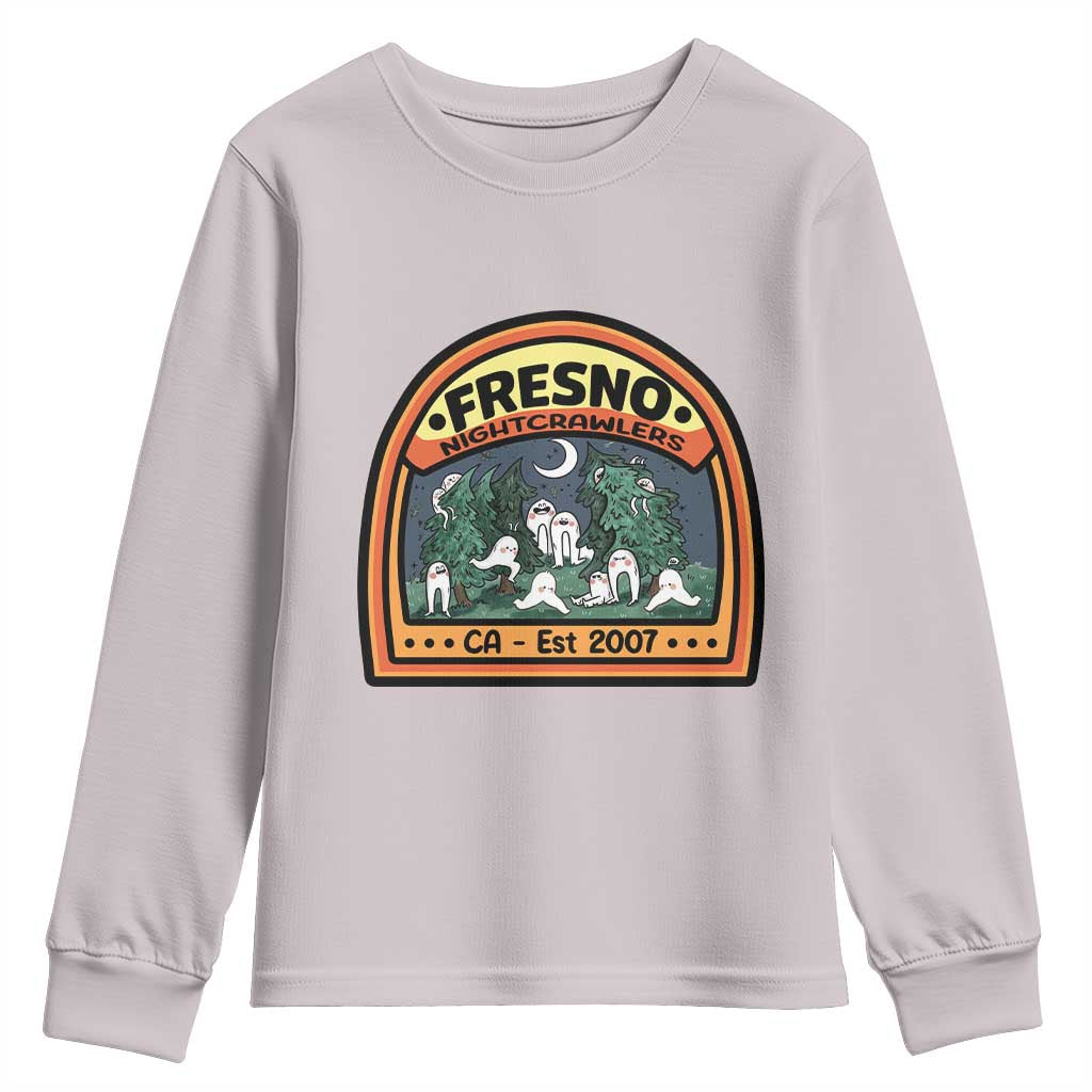 Fresno Nightcrawlers Folklore Gift Youth Sweatshirt Home Of California Cryptids TS12 Ice Gray Print Your Wear