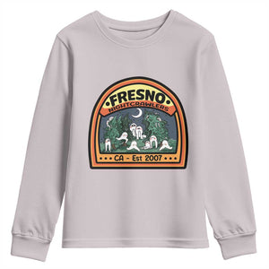 Fresno Nightcrawlers Folklore Gift Youth Sweatshirt Home Of California Cryptids TS12 Ice Gray Print Your Wear