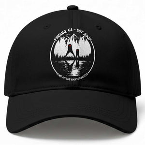 Home Of The Fresno Nightcrawlers Baseball Cap California Cryptid Hunter TS12 Print Your Wear