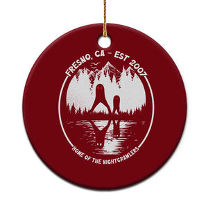 Home Of The Fresno Nightcrawlers Ceramic Ornament California Cryptid Hunter TS12 1pc Red Print Your Wear