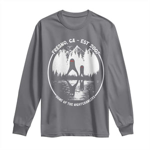 Home Of The Fresno Nightcrawlers Long Sleeve Shirt California Cryptid Hunter TS12 Charcoal Print Your Wear
