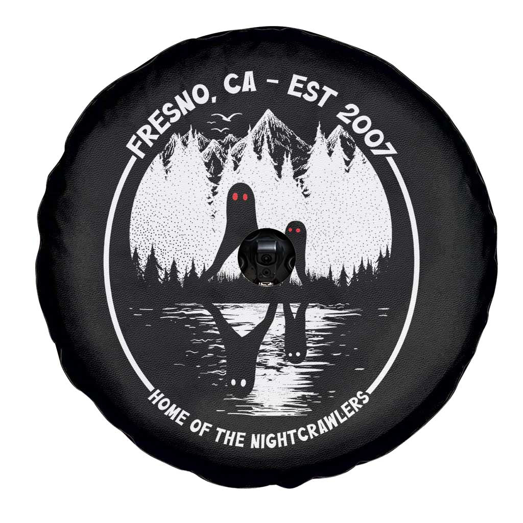Home Of The Fresno Nightcrawlers Spare Tire Cover California Cryptid Hunter TS12 Print Your Wear