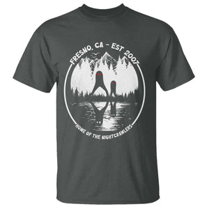 Home Of The Fresno Nightcrawlers T Shirt - California Cryptid Hunter Tee TS12 Dark Heather Print Your Wear