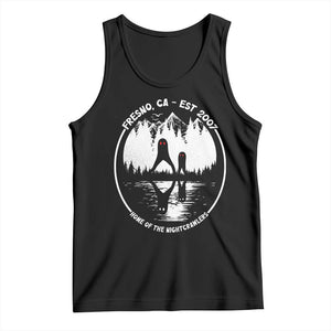 Home Of The Fresno Nightcrawlers Tank Top California Cryptid Hunter TS12 Black Print Your Wear