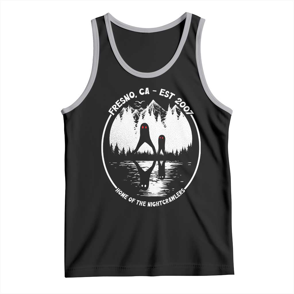 Home Of The Fresno Nightcrawlers Tank Top California Cryptid Hunter TS12 Black Athletic Heather Print Your Wear