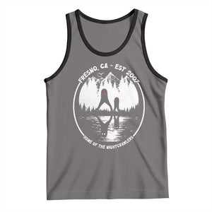 Home Of The Fresno Nightcrawlers Tank Top California Cryptid Hunter TS12 Deep Heather Black Print Your Wear