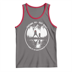Home Of The Fresno Nightcrawlers Tank Top California Cryptid Hunter TS12 Deep Heather Red Print Your Wear