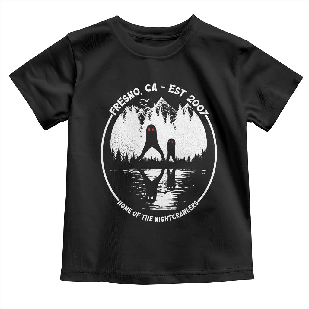 Home Of The Fresno Nightcrawlers Toddler T Shirt California Cryptid Hunter TS12 Black Print Your Wear