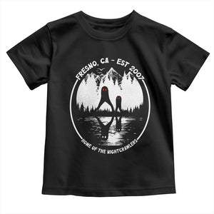 Home Of The Fresno Nightcrawlers Toddler T Shirt California Cryptid Hunter TS12 Black Print Your Wear