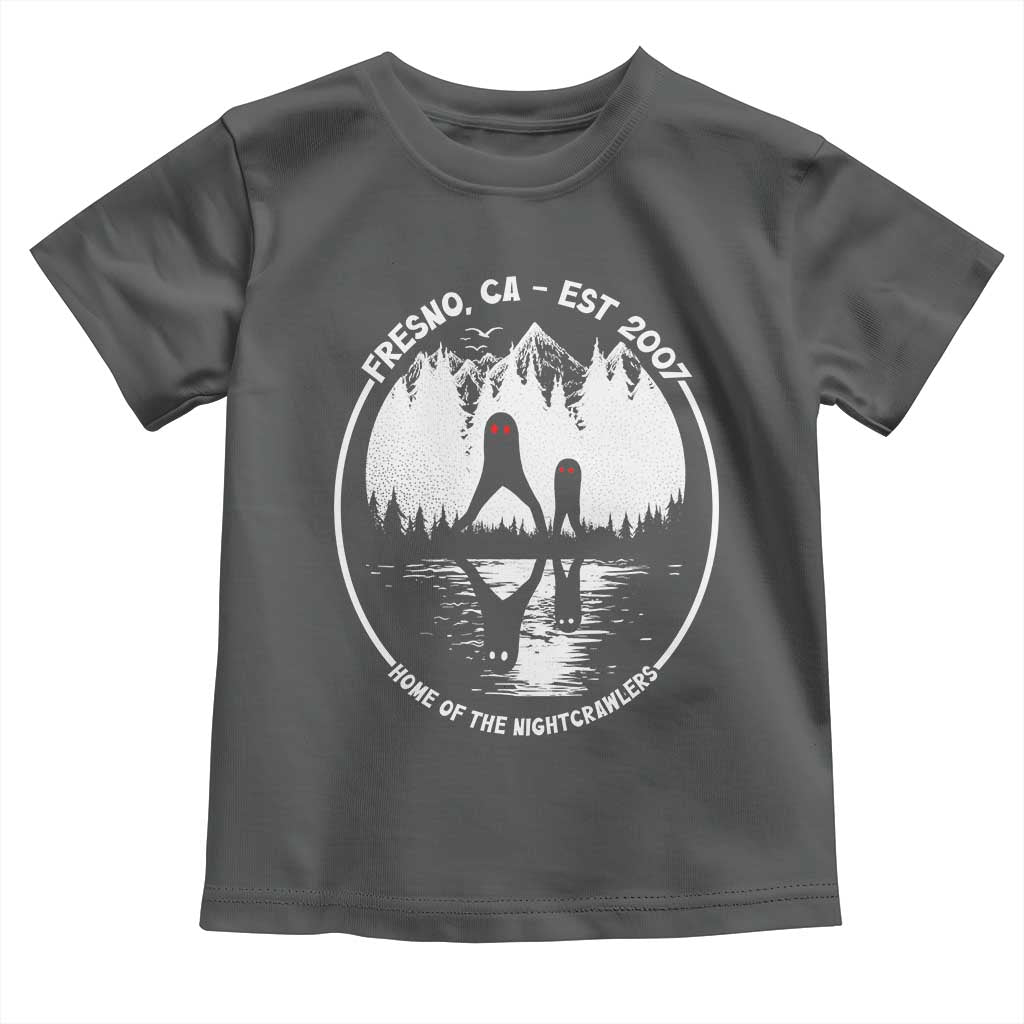 Home Of The Fresno Nightcrawlers Toddler T Shirt California Cryptid Hunter TS12 Dark Heather Print Your Wear