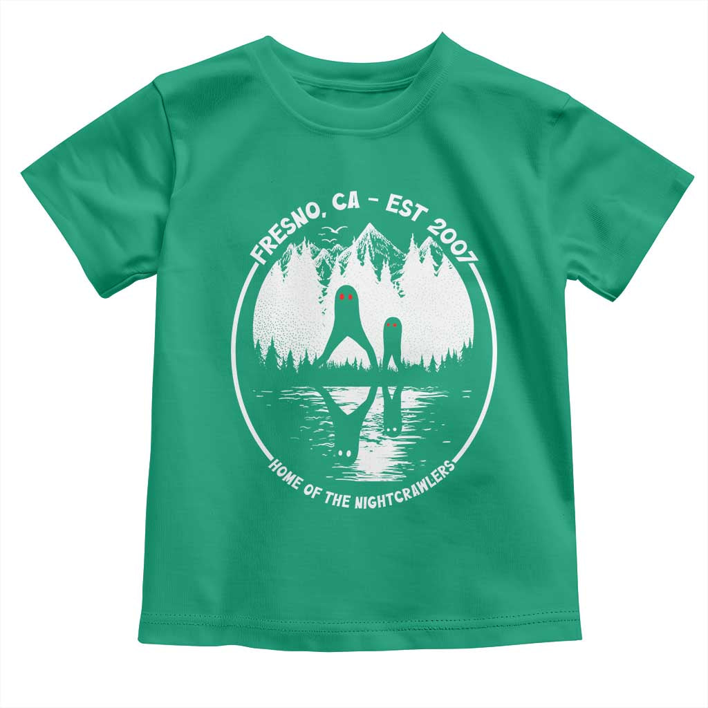 Home Of The Fresno Nightcrawlers Toddler T Shirt California Cryptid Hunter TS12 Irish Green Print Your Wear