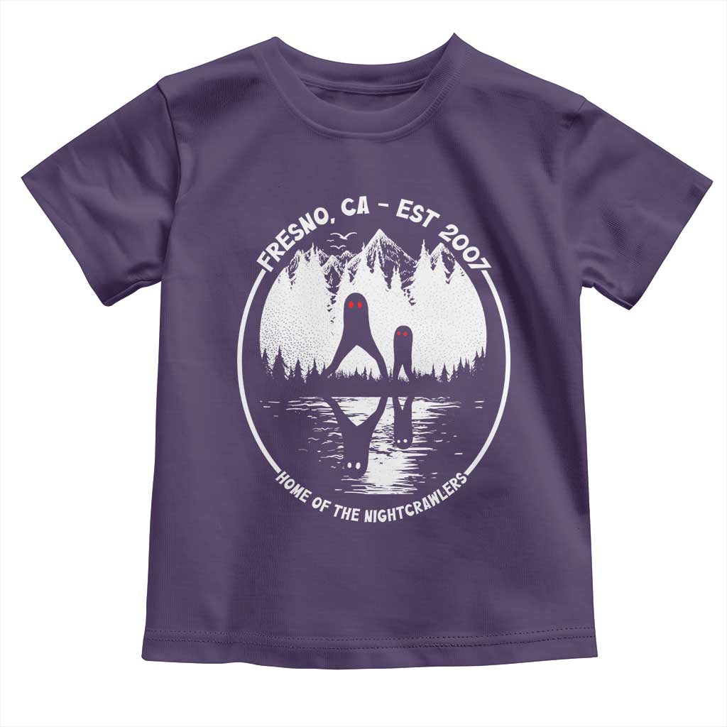 Home Of The Fresno Nightcrawlers Toddler T Shirt California Cryptid Hunter TS12 Purple Print Your Wear