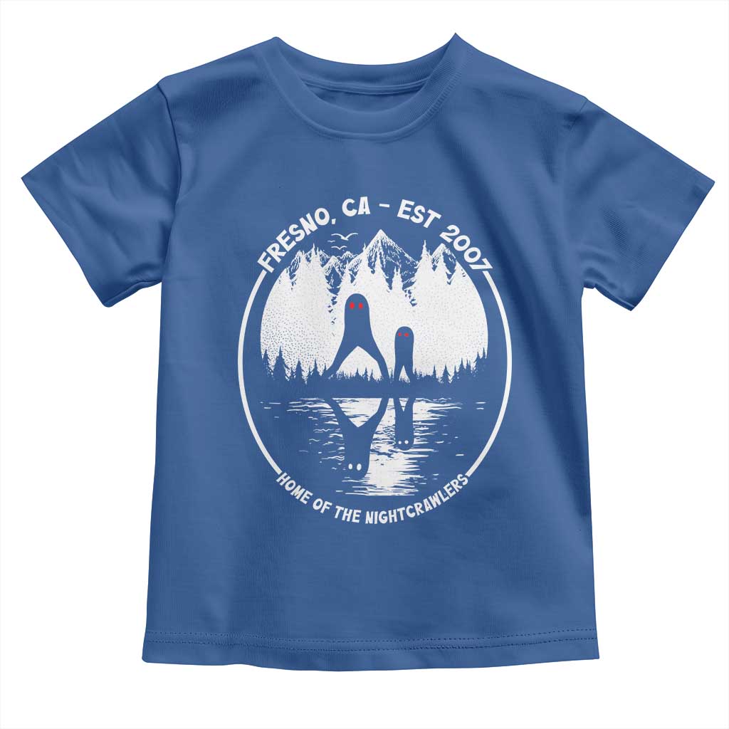 Home Of The Fresno Nightcrawlers Toddler T Shirt California Cryptid Hunter TS12 Royal Blue Print Your Wear