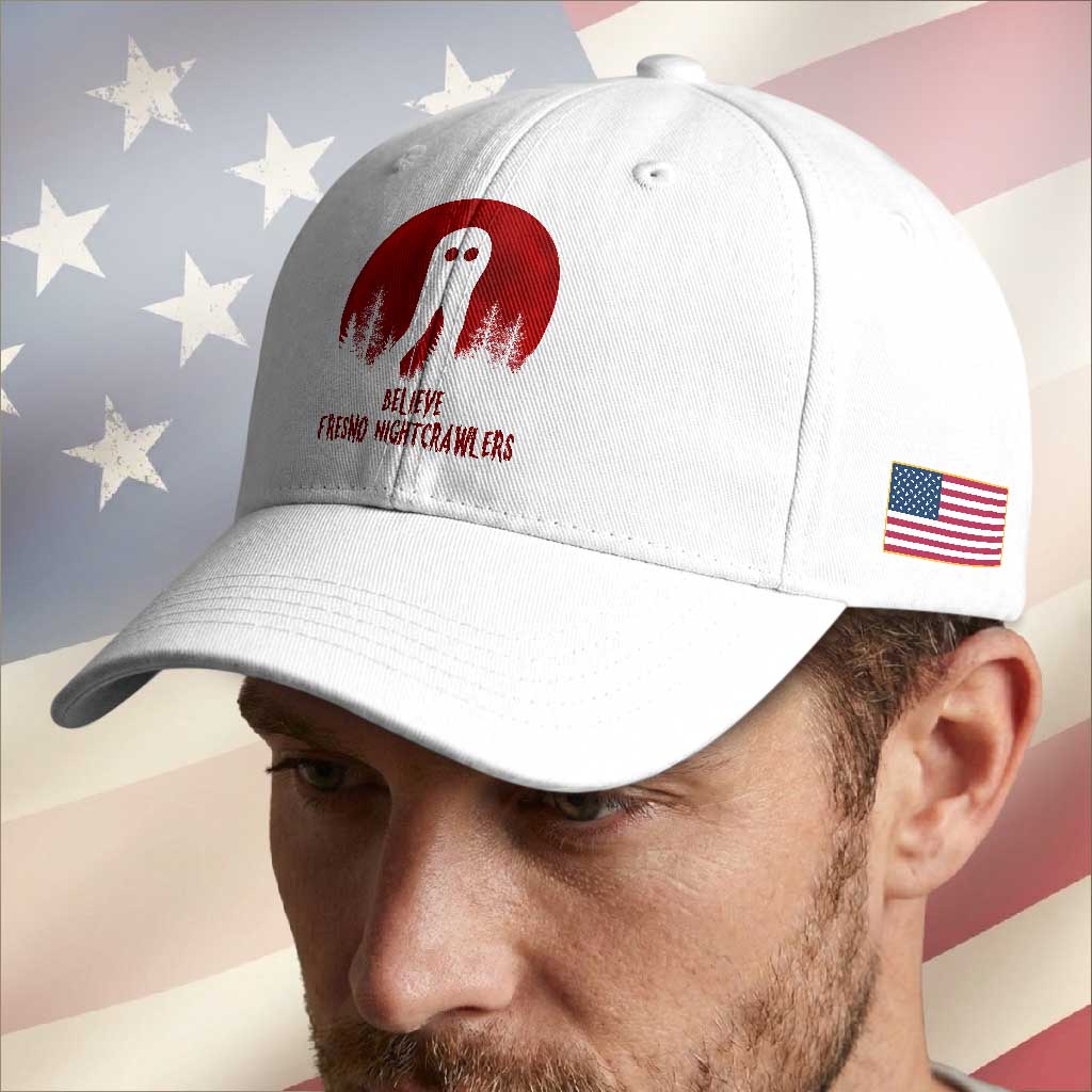 Believe In Fresno Nightcrawlers Baseball Cap California Cryptid Hunter Gift TS12 Print Your Wear