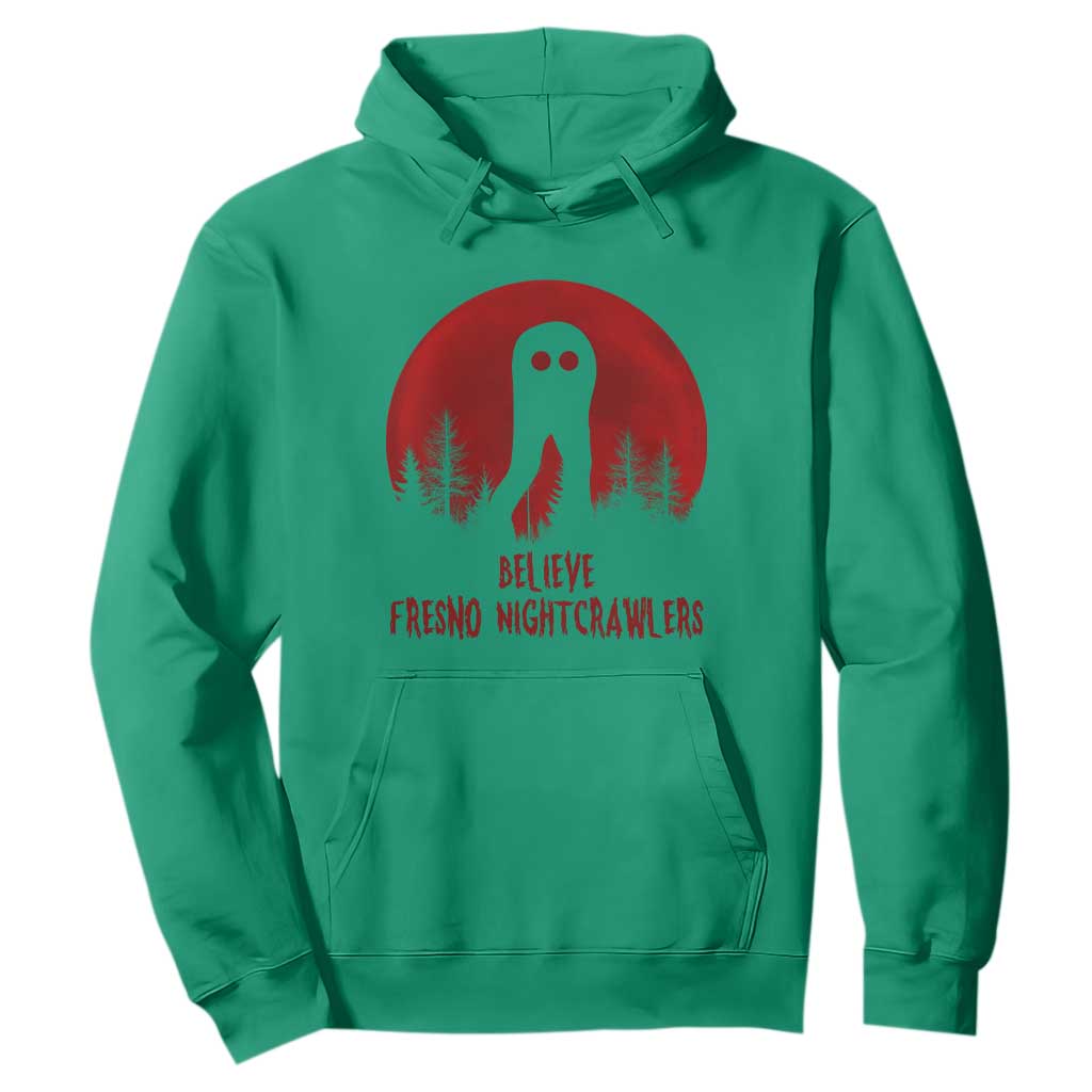 Believe In Fresno Nightcrawlers Hoodie California Cryptid Hunter Gift TS12 Irish Green Print Your Wear