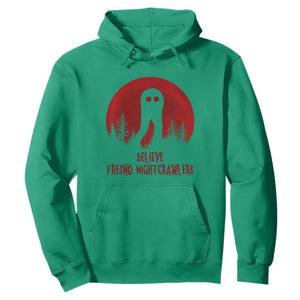 Believe In Fresno Nightcrawlers Hoodie California Cryptid Hunter Gift TS12 Irish Green Print Your Wear