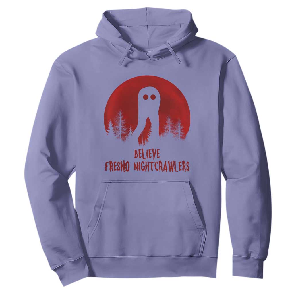 Believe In Fresno Nightcrawlers Hoodie California Cryptid Hunter Gift TS12 Violet Print Your Wear