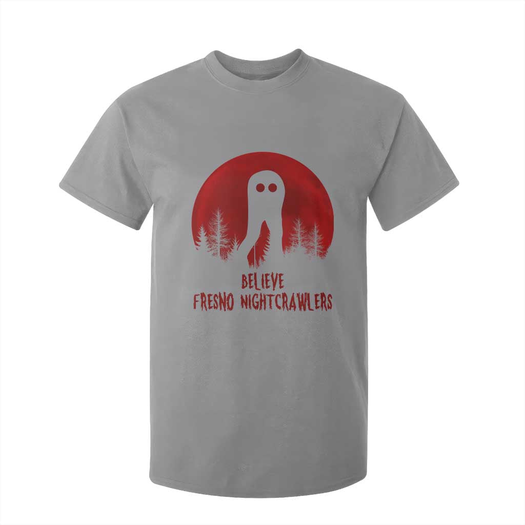 Believe In Fresno Nightcrawlers T Shirt For Kid California Cryptid Hunter Gift TS12 Sport Gray Print Your Wear