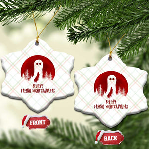 Believe In Fresno Nightcrawlers Ceramic Ornament California Cryptid Hunter Gift TS12 Print Your Wear
