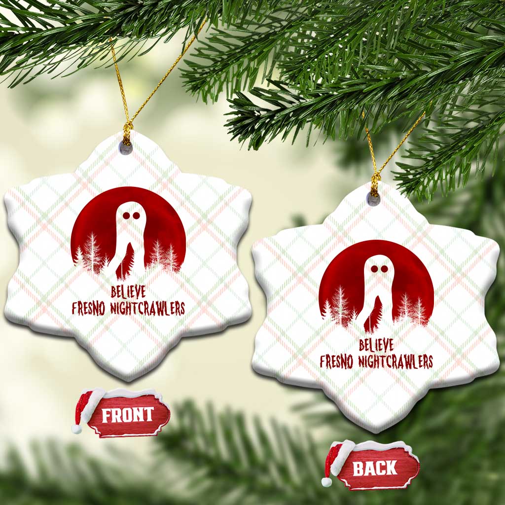 Believe In Fresno Nightcrawlers Ceramic Ornament California Cryptid Hunter Gift TS12 Print Your Wear