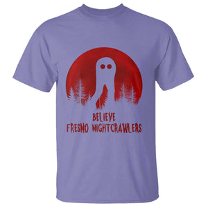 Believe In Fresno Nightcrawlers T Shirt California Cryptid Hunter Gift TS12 Violet Print Your Wear