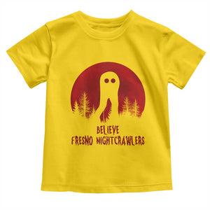 Believe In Fresno Nightcrawlers Toddler T Shirt California Cryptid Hunter Gift TS12 Daisy Print Your Wear