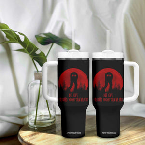 Believe In Fresno Nightcrawlers Tumbler With Handle California Cryptid Hunter Gift TS12 Print Your Wear