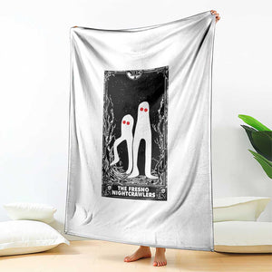 Funny Tarot Card Graphic Fresno Nightcrawlers Lover Throw Blanket Cryptid Gift TS12 Print Your Wear