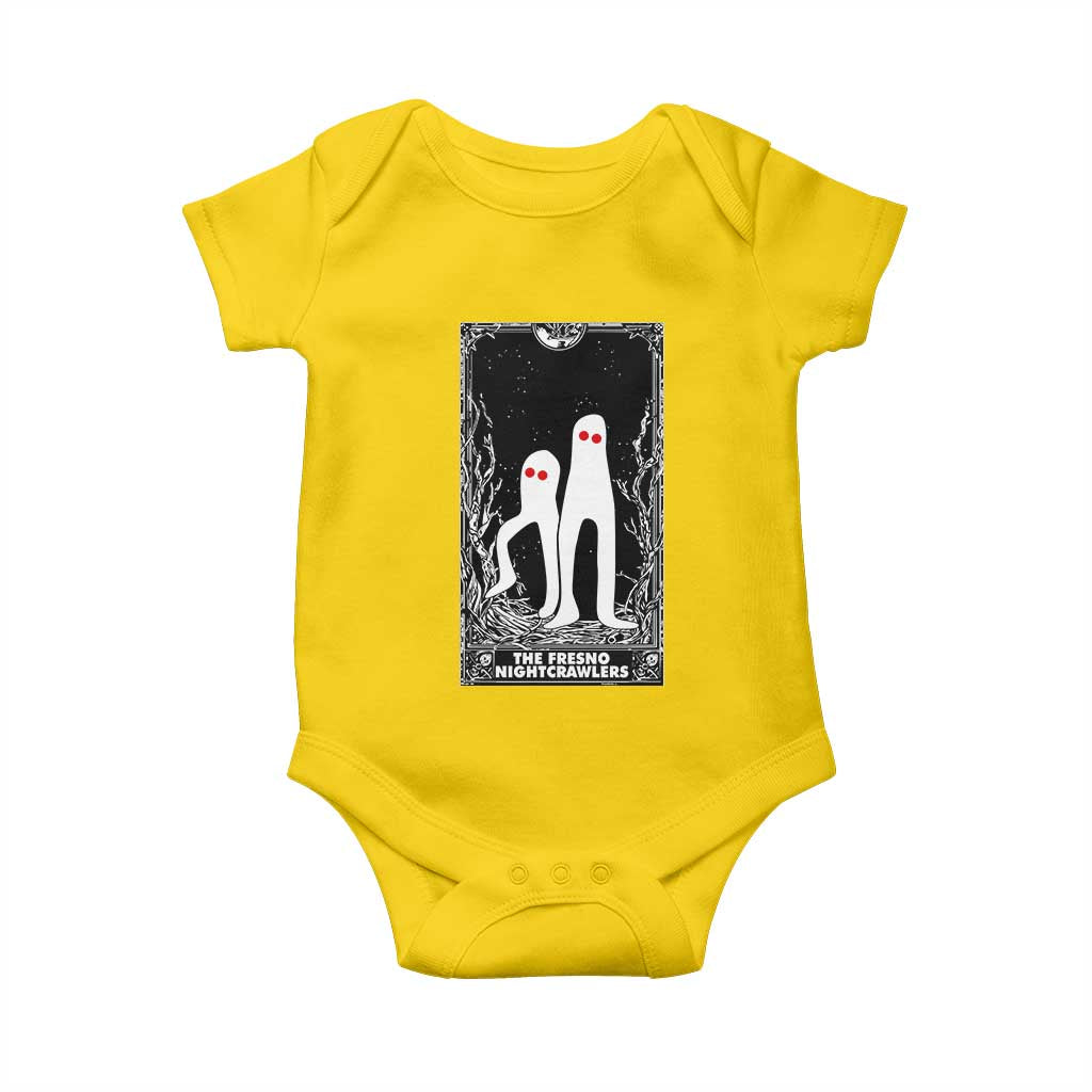 Funny Tarot Card Graphic Fresno Nightcrawlers Lover Baby Onesie Cryptid Gift TS12 Daisy Print Your Wear