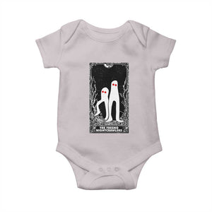 Funny Tarot Card Graphic Fresno Nightcrawlers Lover Baby Onesie Cryptid Gift TS12 Ice Gray Print Your Wear