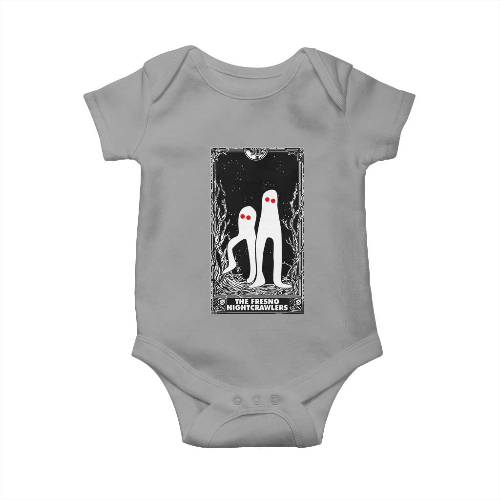 Funny Tarot Card Graphic Fresno Nightcrawlers Lover Baby Onesie Cryptid Gift TS12 Sport Gray Print Your Wear