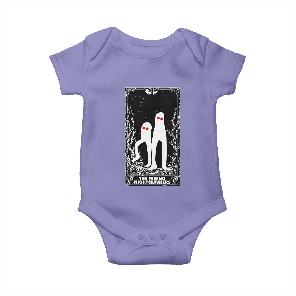 Funny Tarot Card Graphic Fresno Nightcrawlers Lover Baby Onesie Cryptid Gift TS12 Violet Print Your Wear