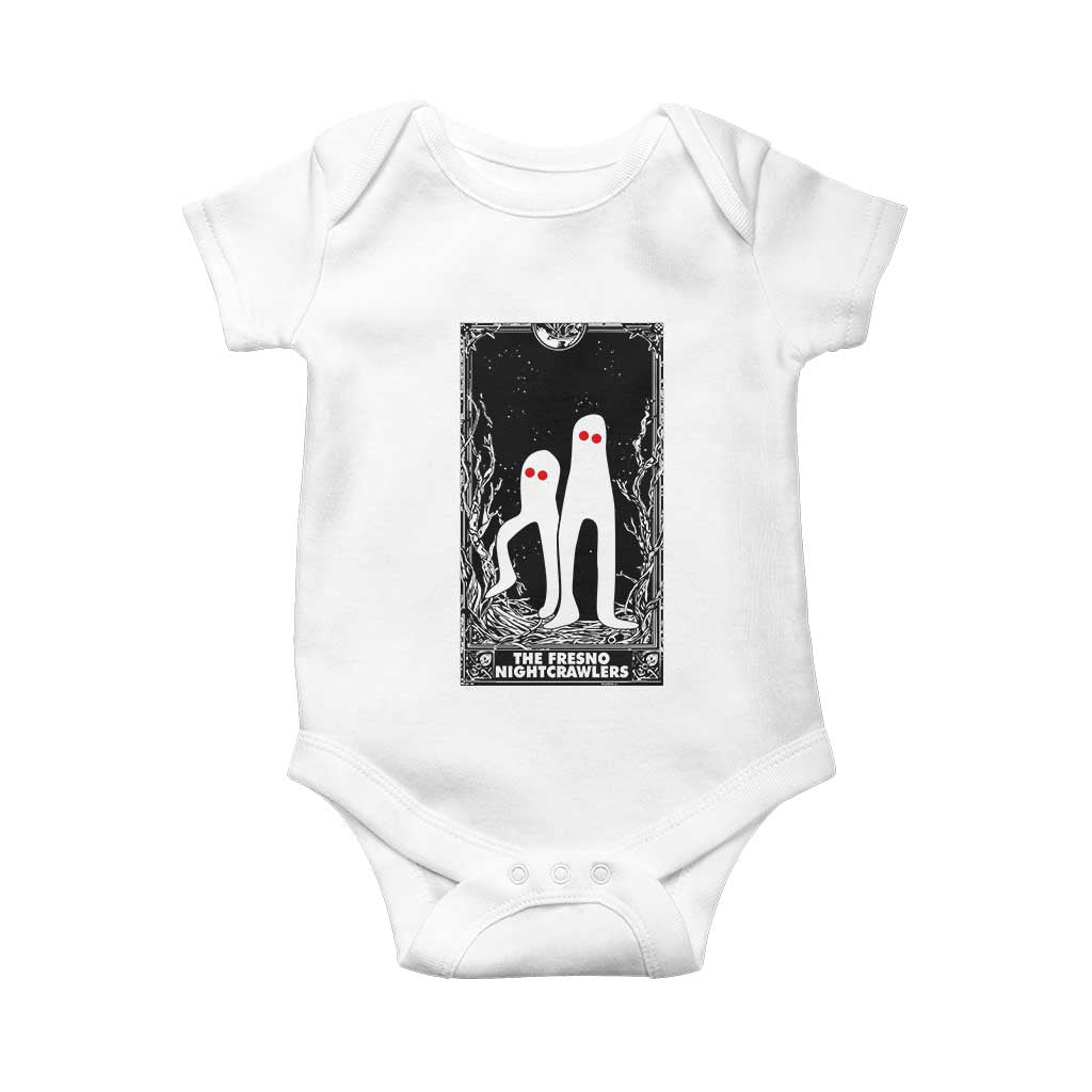 Funny Tarot Card Graphic Fresno Nightcrawlers Lover Baby Onesie Cryptid Gift TS12 White Print Your Wear
