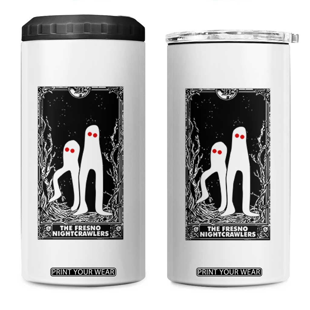 Funny Tarot Card Graphic Fresno Nightcrawlers Lover 4 in 1 Can Cooler Tumbler Cryptid Gift TS12 One Size: 16 oz White Print Your Wear