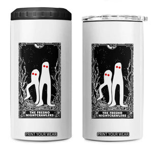 Funny Tarot Card Graphic Fresno Nightcrawlers Lover 4 in 1 Can Cooler Tumbler Cryptid Gift TS12 One Size: 16 oz White Print Your Wear