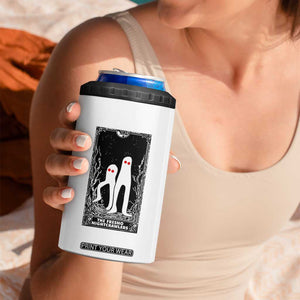Funny Tarot Card Graphic Fresno Nightcrawlers Lover 4 in 1 Can Cooler Tumbler Cryptid Gift TS12 Print Your Wear