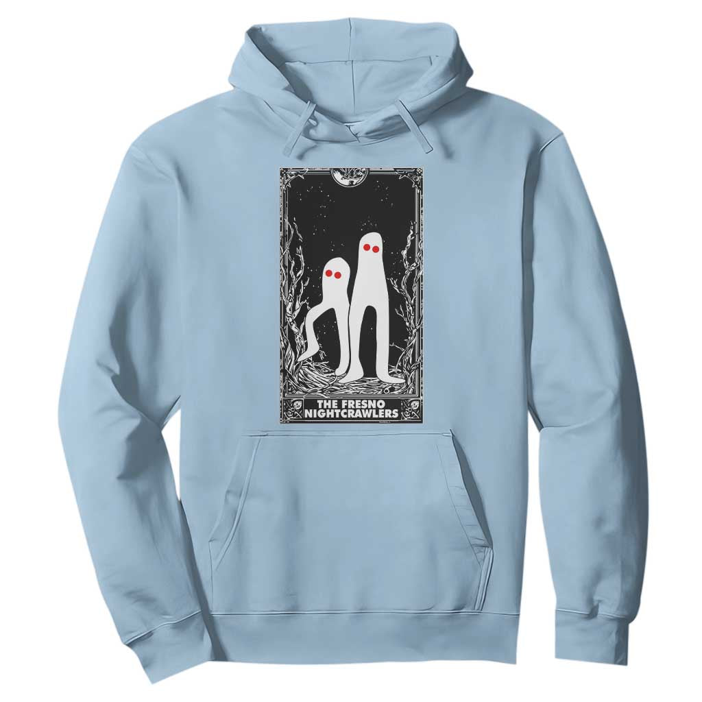 Funny Tarot Card Graphic Fresno Nightcrawlers Lover Hoodie Cryptid Gift TS12 Light Blue Print Your Wear