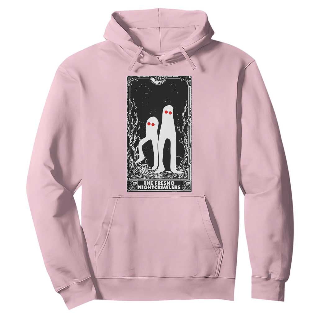 Funny Tarot Card Graphic Fresno Nightcrawlers Lover Hoodie Cryptid Gift TS12 Light Pink Print Your Wear