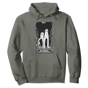 Funny Tarot Card Graphic Fresno Nightcrawlers Lover Hoodie Cryptid Gift TS12 Military Green Print Your Wear