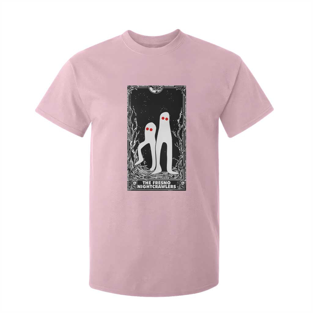 Funny Tarot Card Graphic Fresno Nightcrawlers Lover T Shirt For Kid Cryptid Gift TS12 Light Pink Print Your Wear