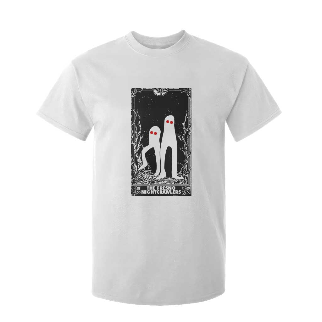 Funny Tarot Card Graphic Fresno Nightcrawlers Lover T Shirt For Kid Cryptid Gift TS12 White Print Your Wear