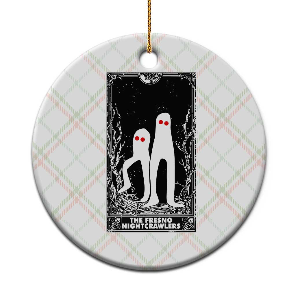 Funny Tarot Card Graphic Fresno Nightcrawlers Lover Ceramic Ornament Cryptid Gift TS12 1pc Christmas Plaid Print Your Wear