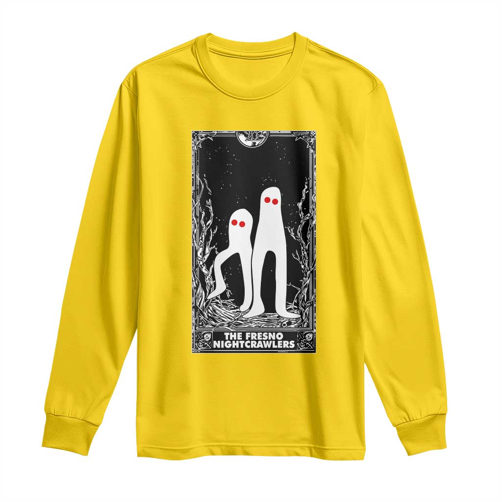 Funny Tarot Card Graphic Fresno Nightcrawlers Lover Long Sleeve Shirt Cryptid Gift TS12 Daisy Print Your Wear